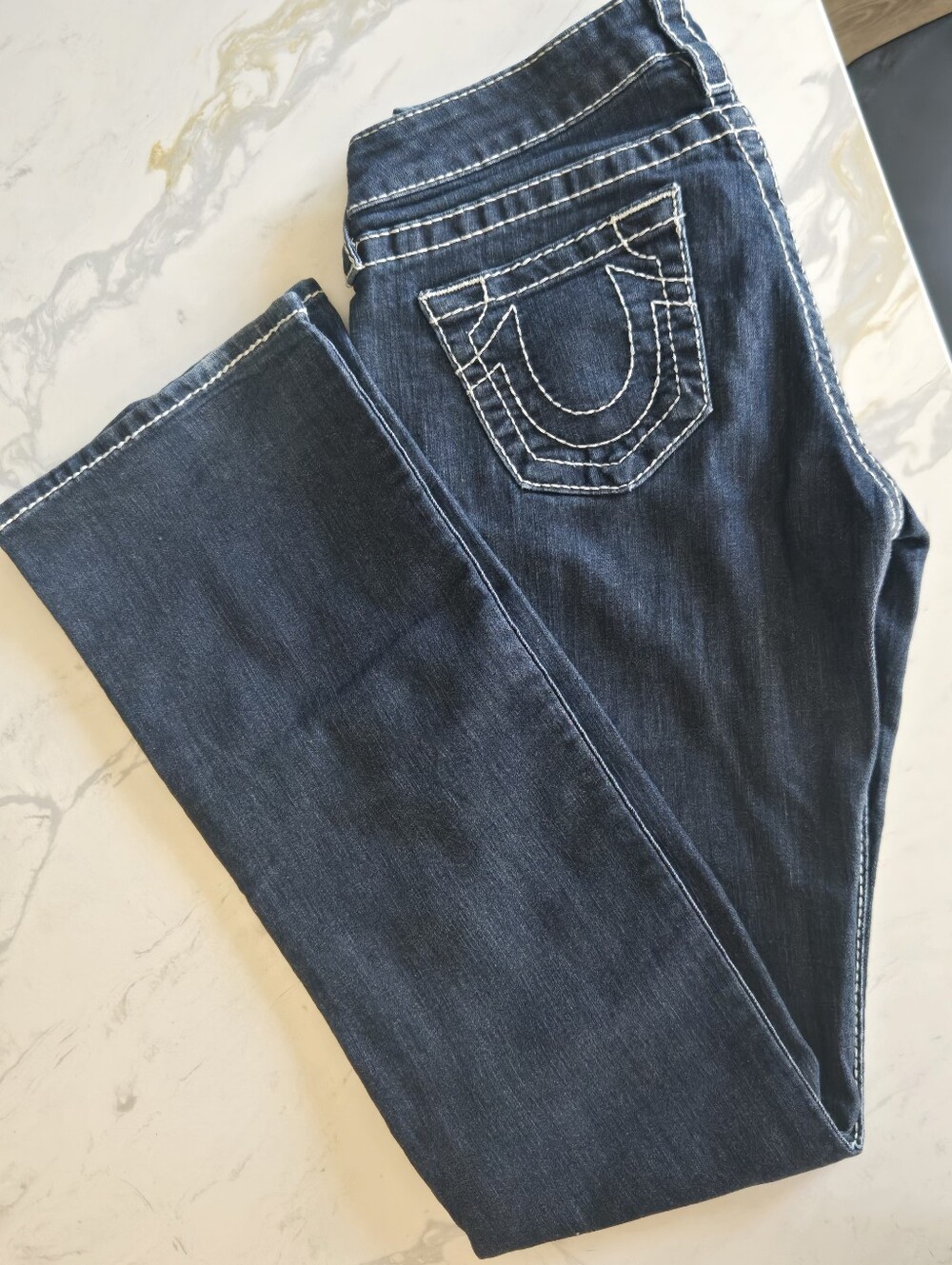 True Religion Women's Dark Blue Boot Cut Jeans size 27